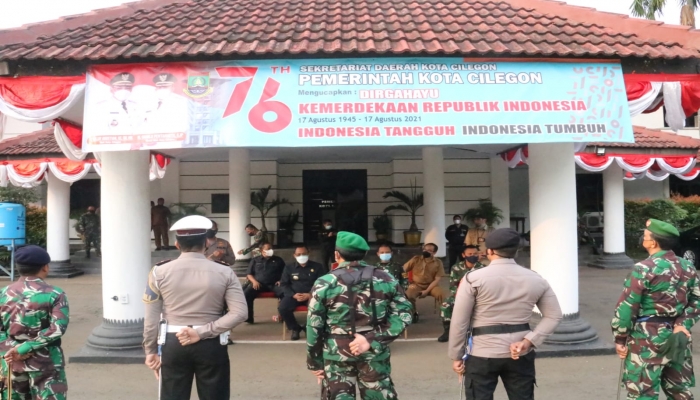 Persiapan Upacara Bendera Peringatan Hari Kemerdekaan Republik Indonesia Ke-76 