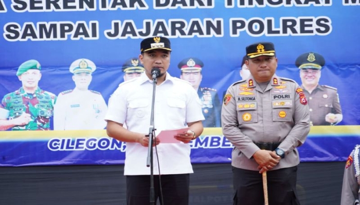 Kapolres Cilegon Tegaskan Kesiapsiagaan Personel Hadapi Potensi Bencana Hidrometeorologi