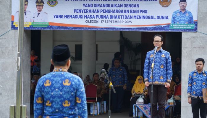Pimpin Upacara Hari Kesadaran Nasional, Wakil Wali Kota Tekankan Pentingnya Pelayanan Publik